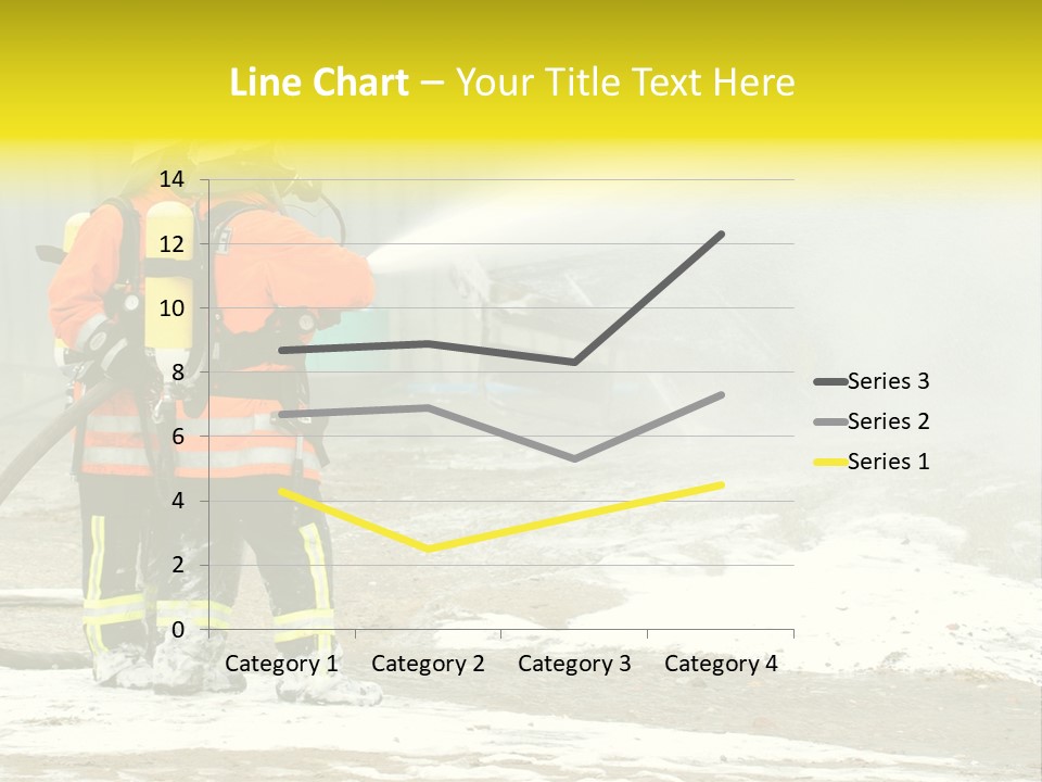 Fire Prevention Rescue Hose PowerPoint Template