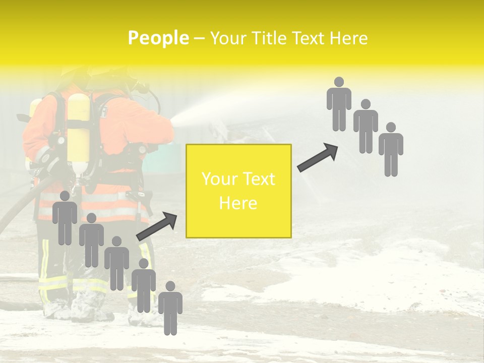 Fire Prevention Rescue Hose PowerPoint Template