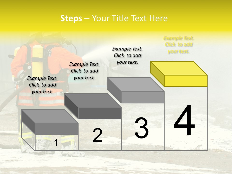 Fire Prevention Rescue Hose PowerPoint Template