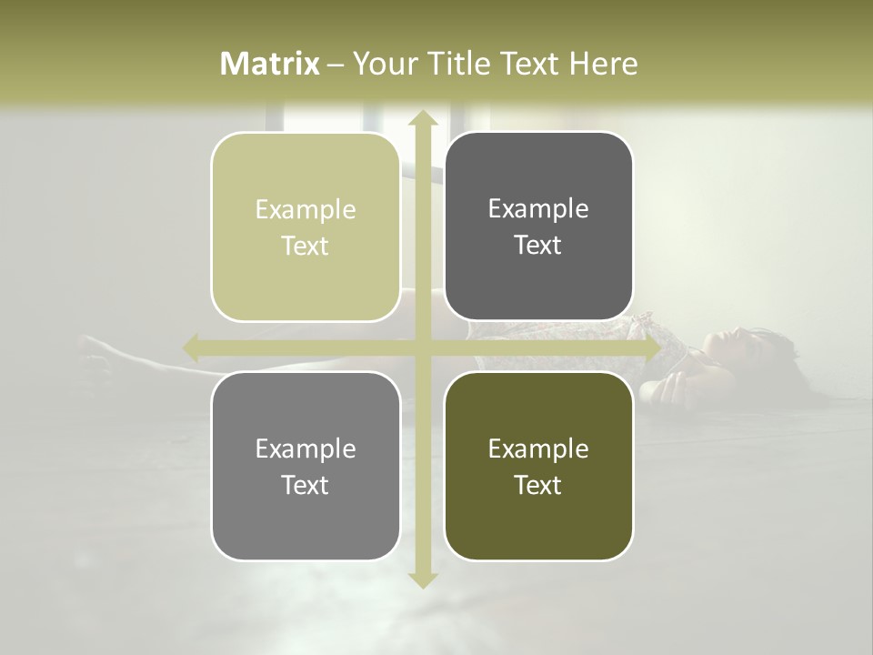 Crime Beauty Woman PowerPoint Template