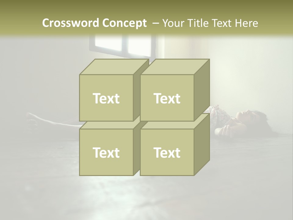Crime Beauty Woman PowerPoint Template