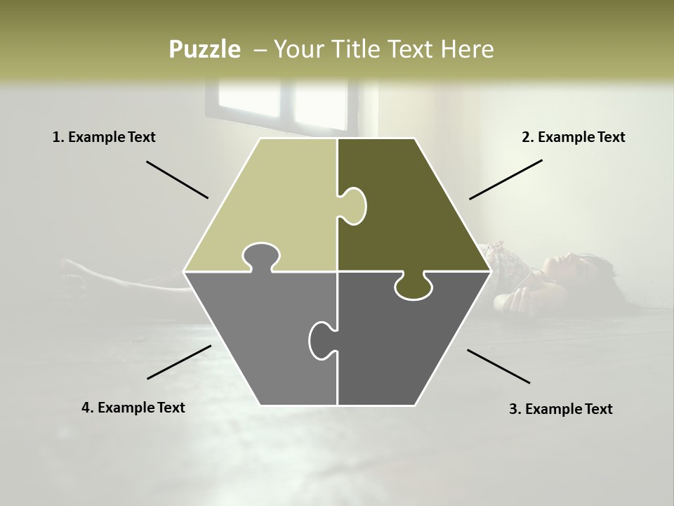 Crime Beauty Woman PowerPoint Template