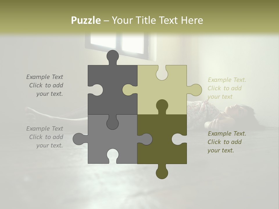 Crime Beauty Woman PowerPoint Template