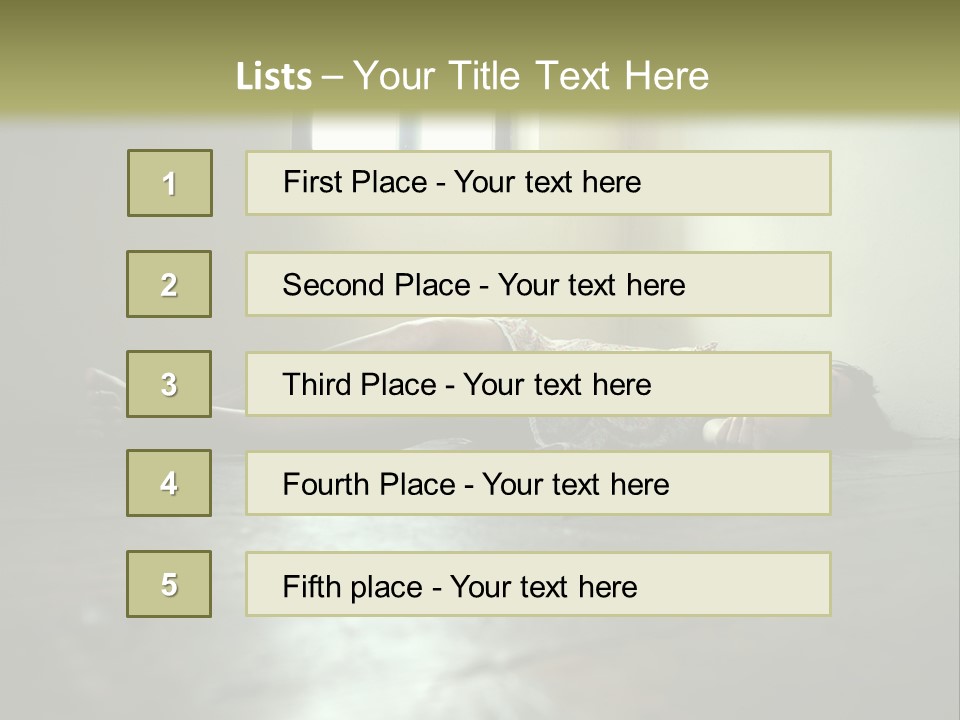 Crime Beauty Woman PowerPoint Template