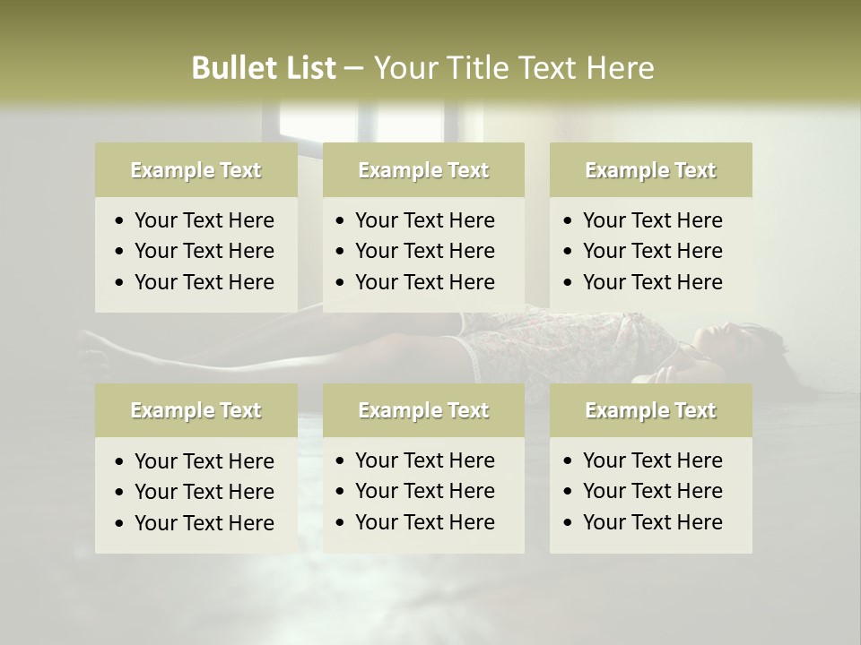 Crime Beauty Woman PowerPoint Template