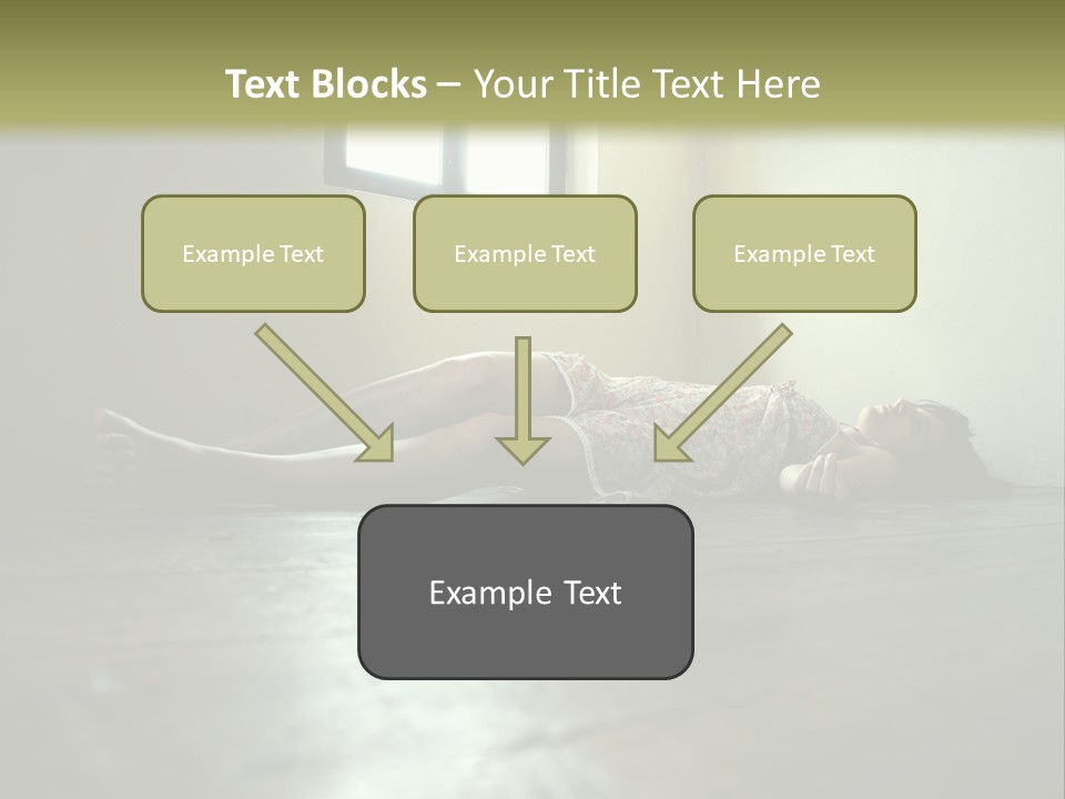 Crime Beauty Woman PowerPoint Template