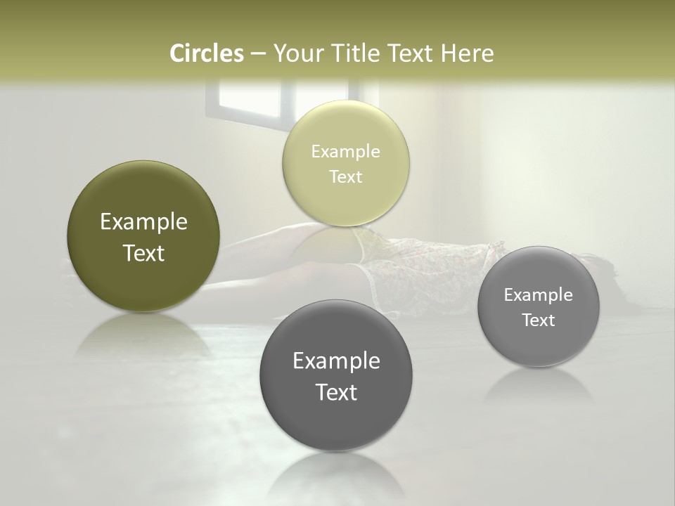 Crime Beauty Woman PowerPoint Template