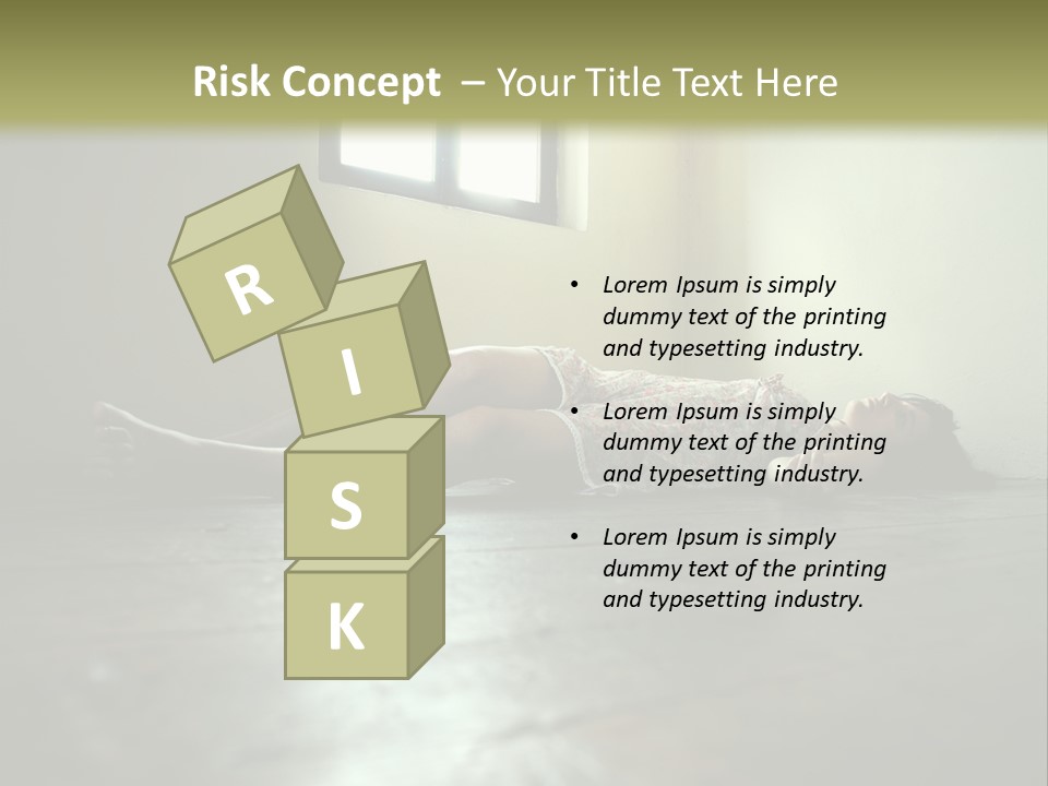 Crime Beauty Woman PowerPoint Template