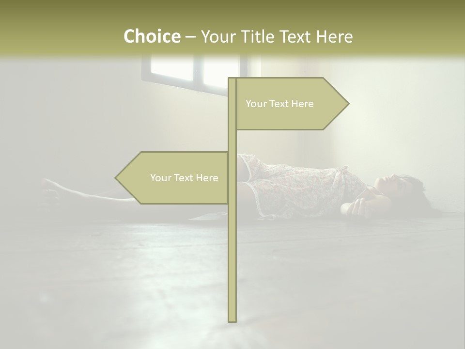 Crime Beauty Woman PowerPoint Template