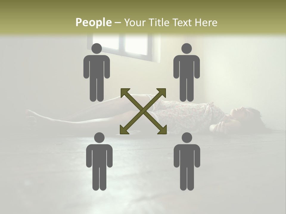 Crime Beauty Woman PowerPoint Template