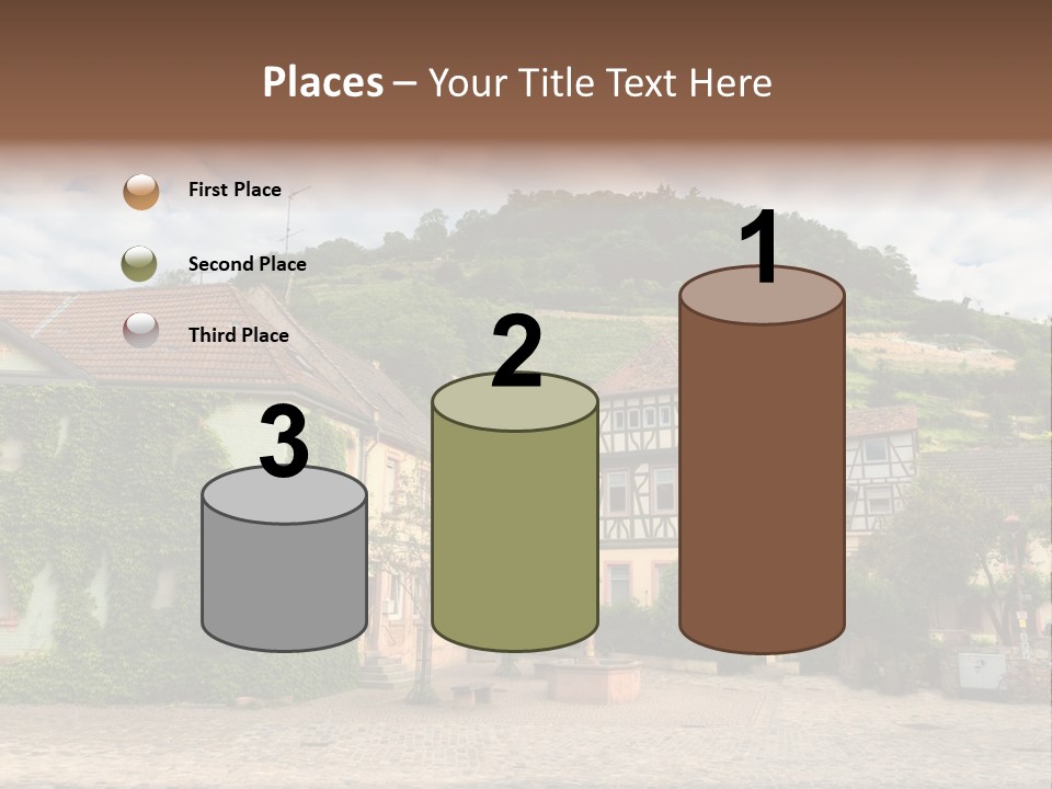 German Village House PowerPoint Template