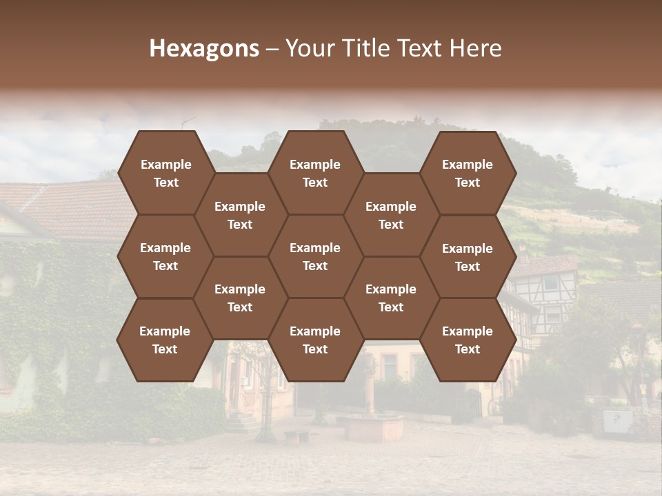 German Village House PowerPoint Template