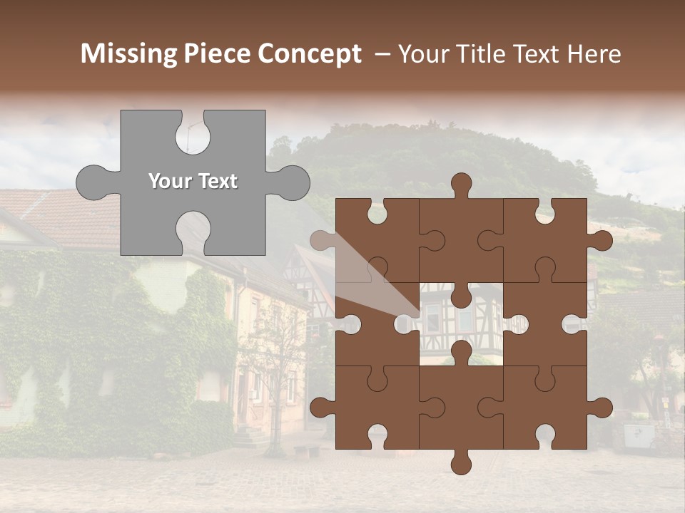 German Village House PowerPoint Template