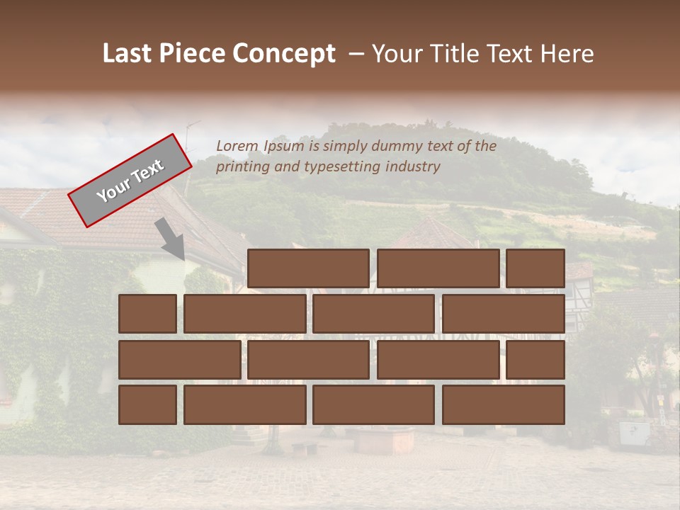 German Village House PowerPoint Template