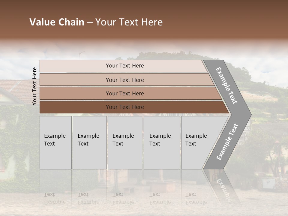 German Village House PowerPoint Template