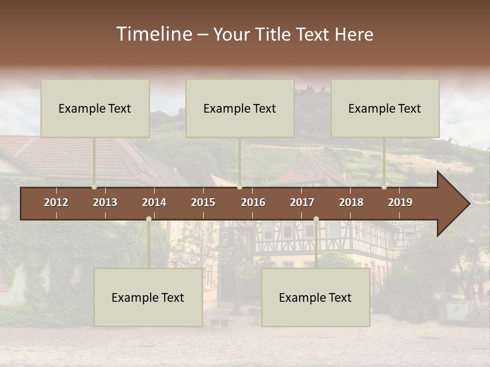 German Village House PowerPoint Template