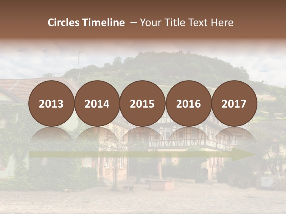 German Village House PowerPoint Template