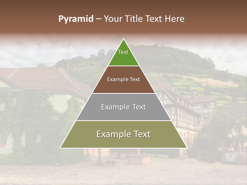 German Village House PowerPoint Template