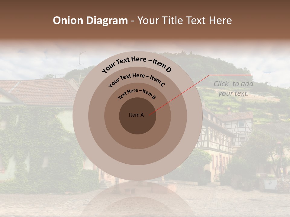 German Village House PowerPoint Template