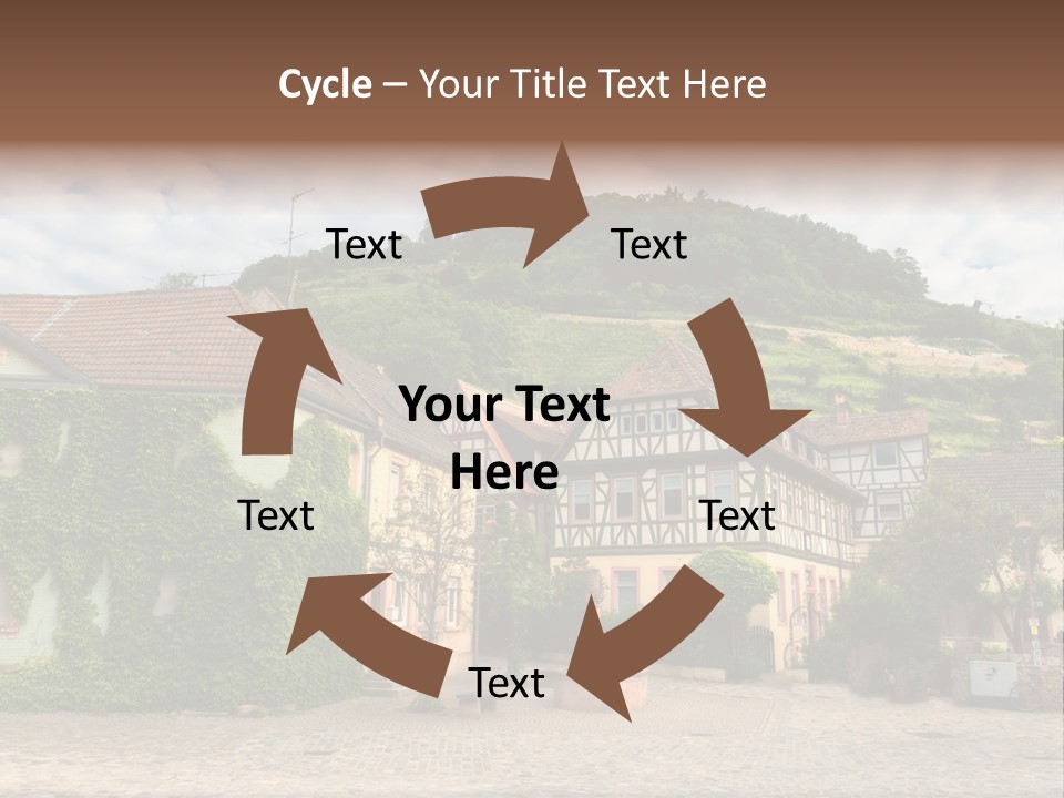 German Village House PowerPoint Template