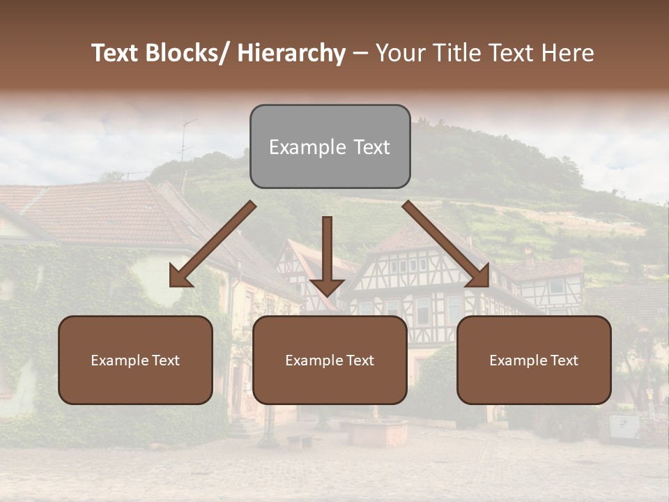 German Village House PowerPoint Template