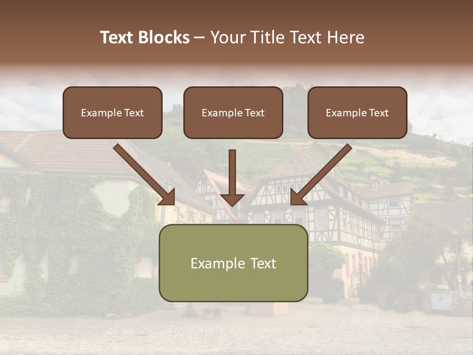 German Village House PowerPoint Template
