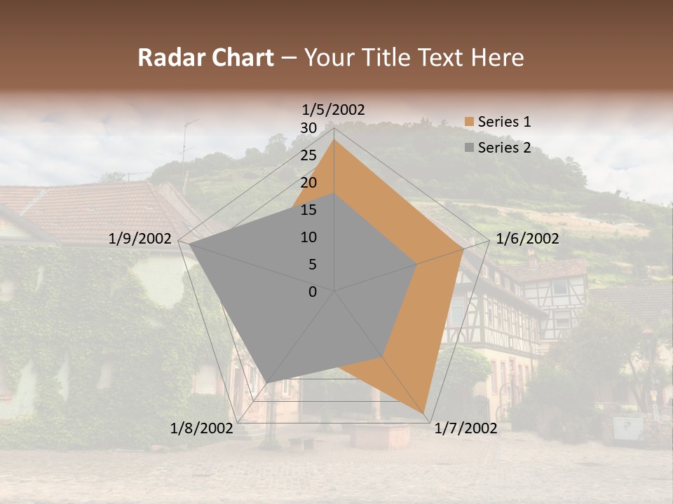 German Village House PowerPoint Template