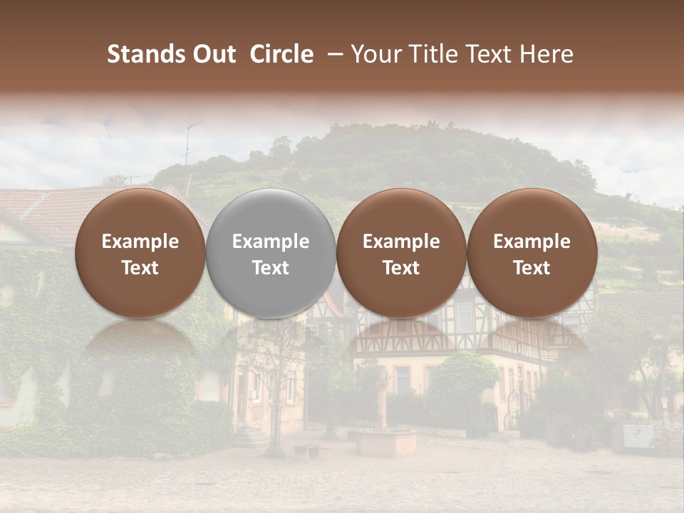 German Village House PowerPoint Template