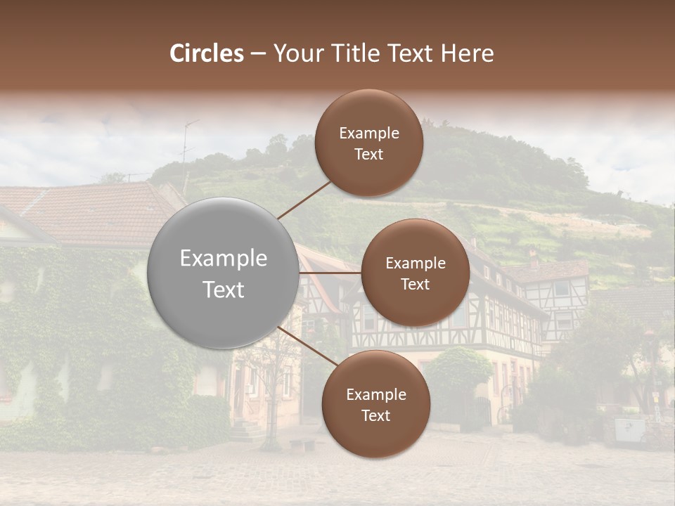 German Village House PowerPoint Template