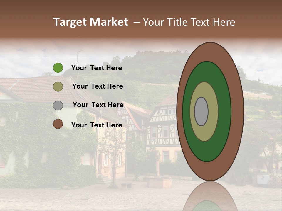 German Village House PowerPoint Template