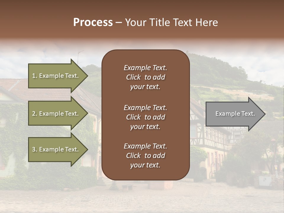 German Village House PowerPoint Template
