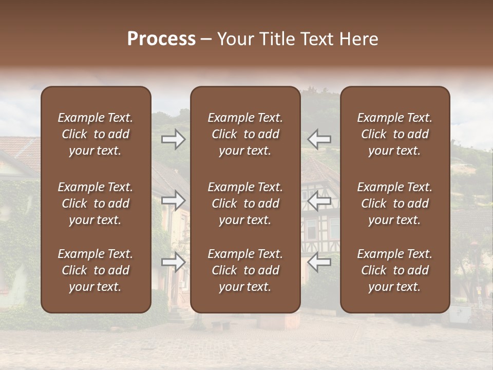 German Village House PowerPoint Template