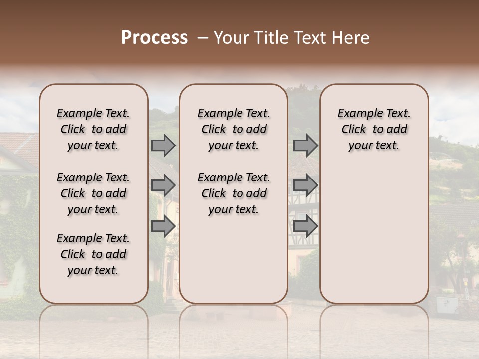 German Village House PowerPoint Template