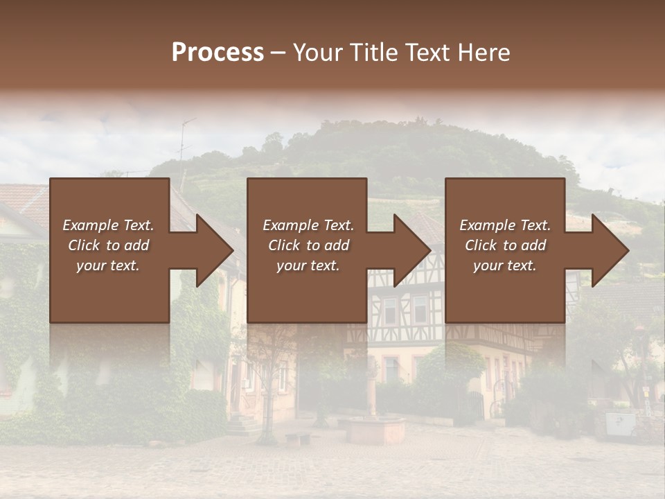German Village House PowerPoint Template