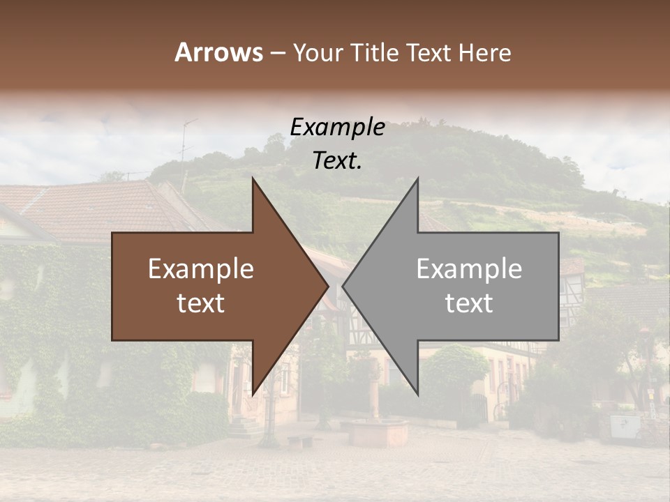 German Village House PowerPoint Template