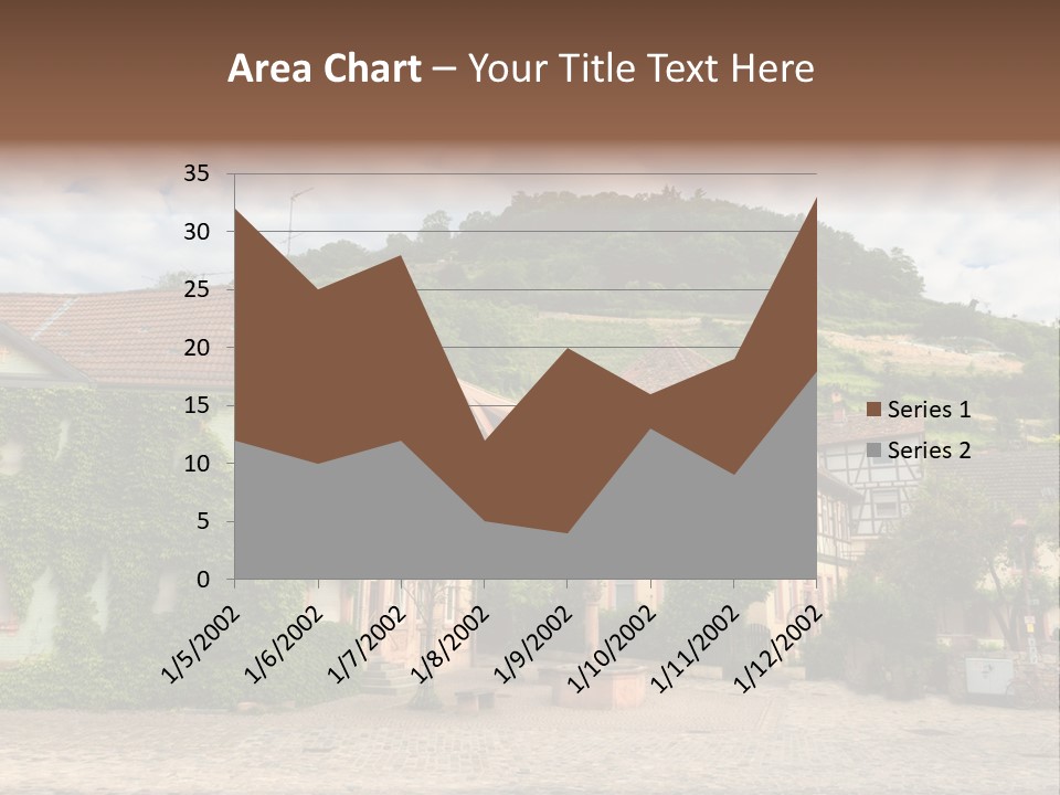 German Village House PowerPoint Template
