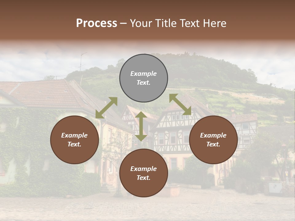German Village House PowerPoint Template