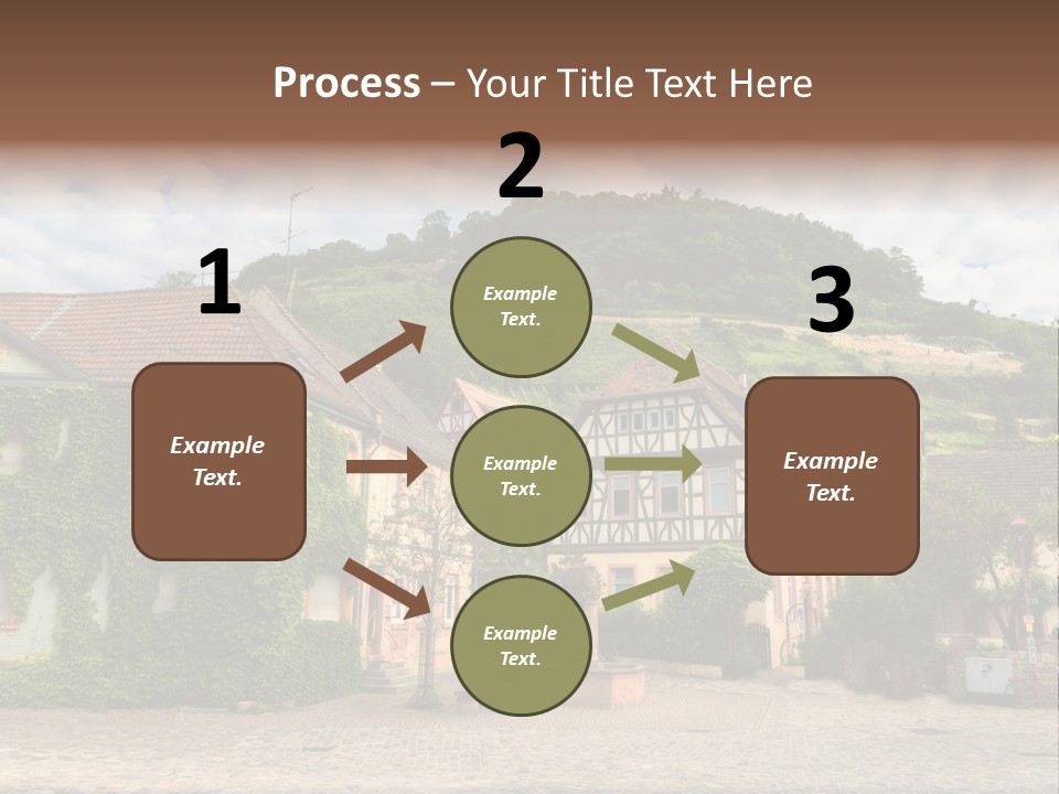 German Village House PowerPoint Template