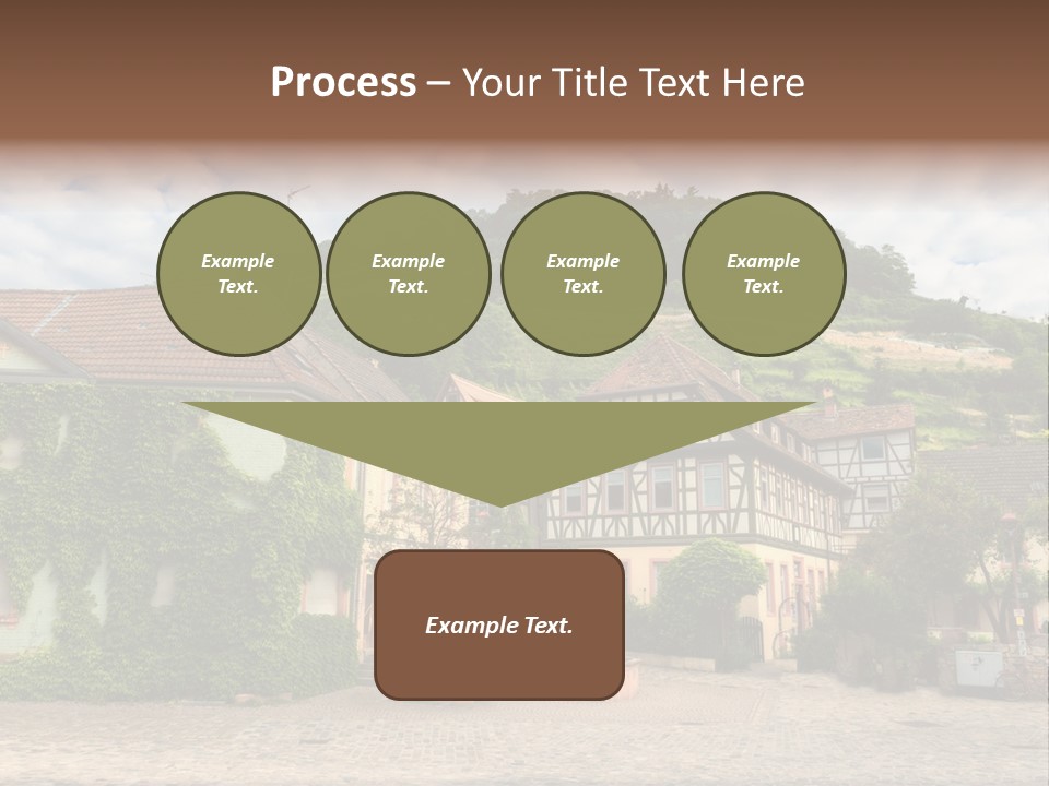 German Village House PowerPoint Template