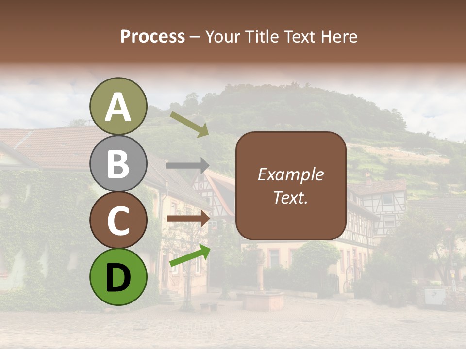 German Village House PowerPoint Template