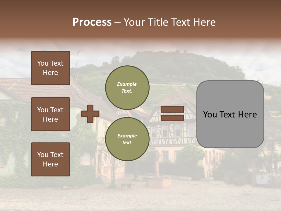 German Village House PowerPoint Template