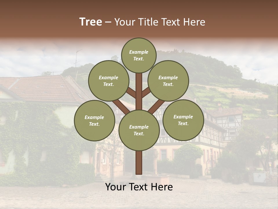 German Village House PowerPoint Template