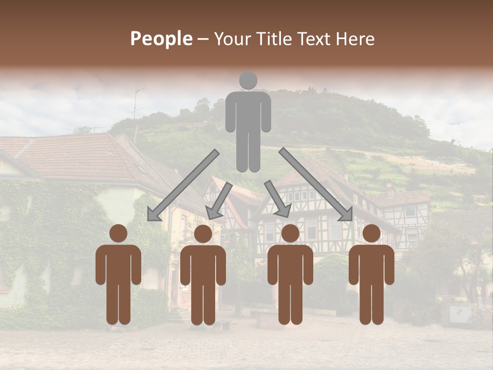 German Village House PowerPoint Template