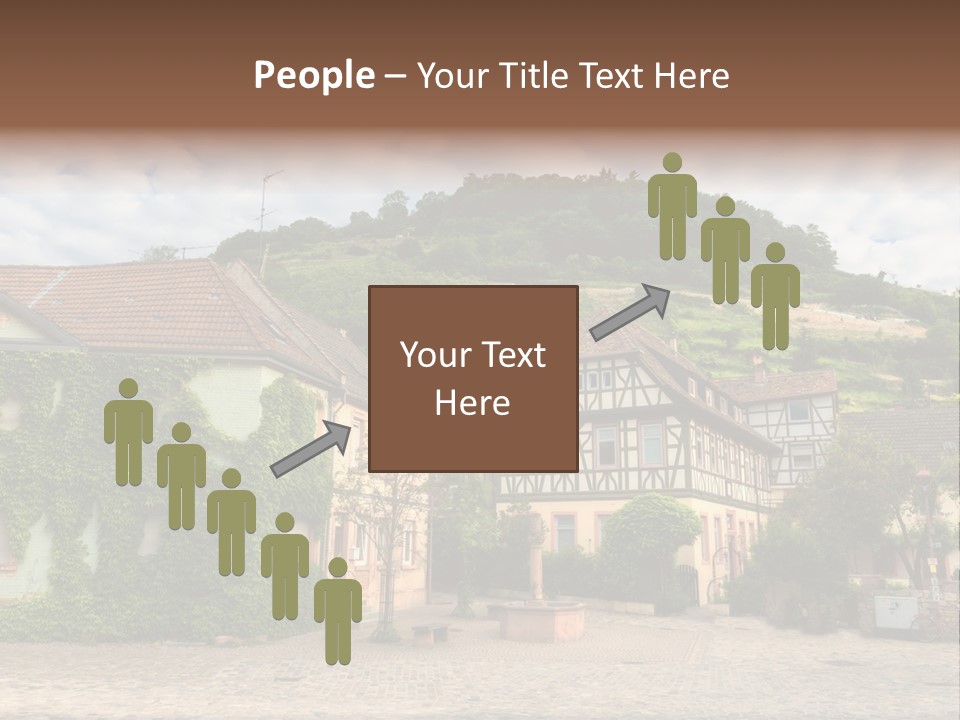 German Village House PowerPoint Template
