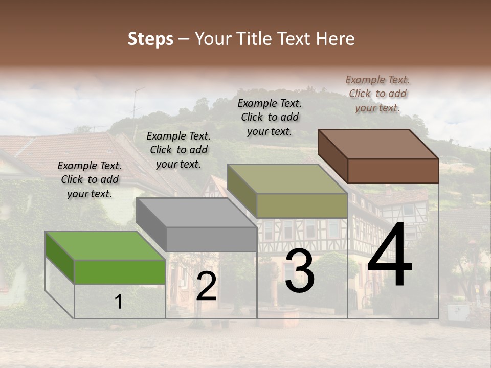 German Village House PowerPoint Template