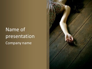 Depression Horror Tragedy PowerPoint Template