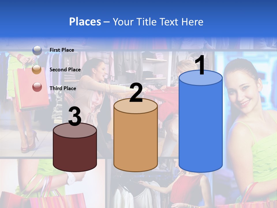 Girl Glamourous Share PowerPoint Template