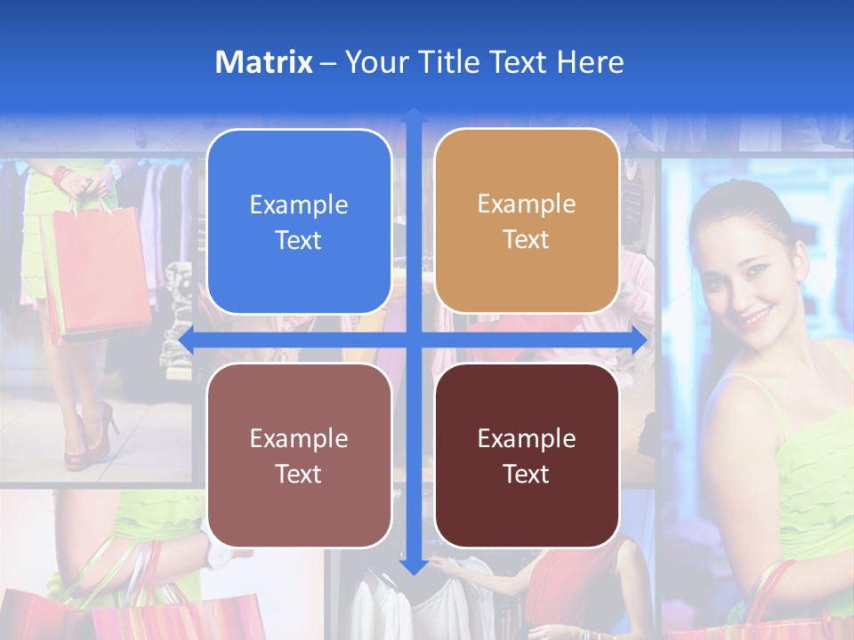 Girl Glamourous Share PowerPoint Template