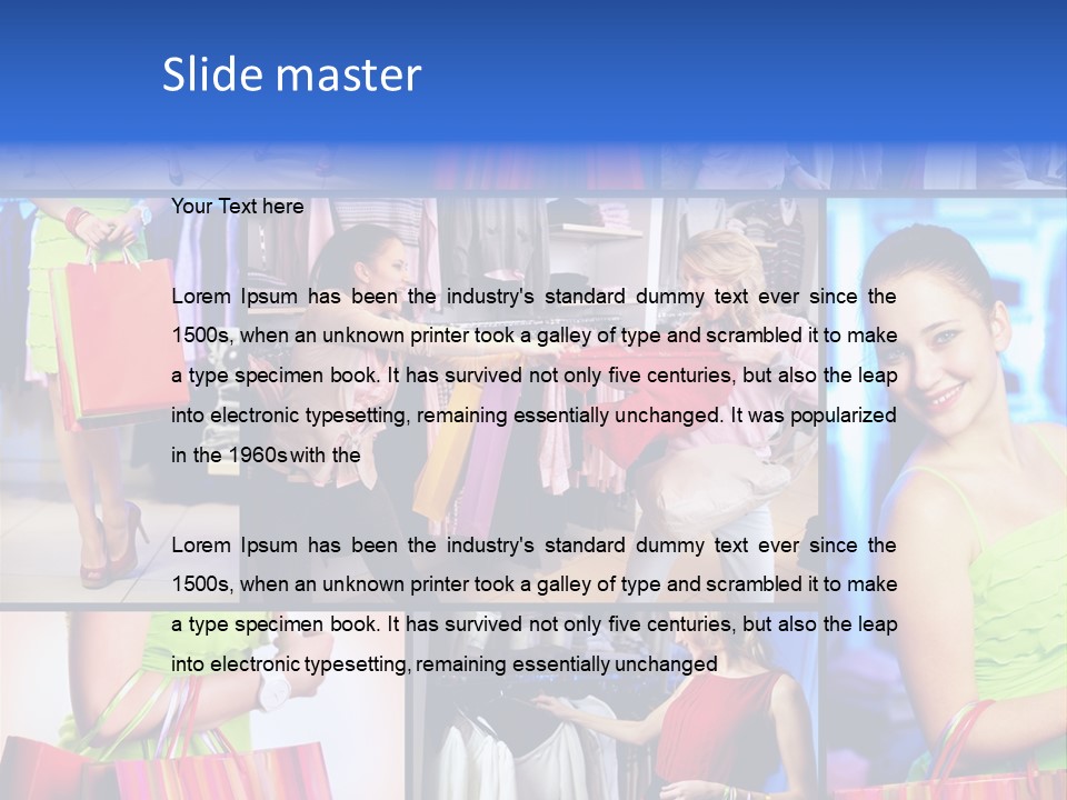 Girl Glamourous Share PowerPoint Template