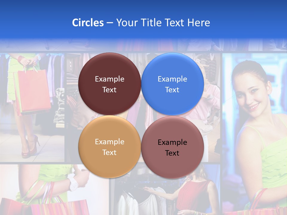 Girl Glamourous Share PowerPoint Template